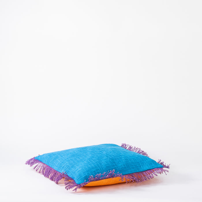 Cushion - Turquoise / Mustard