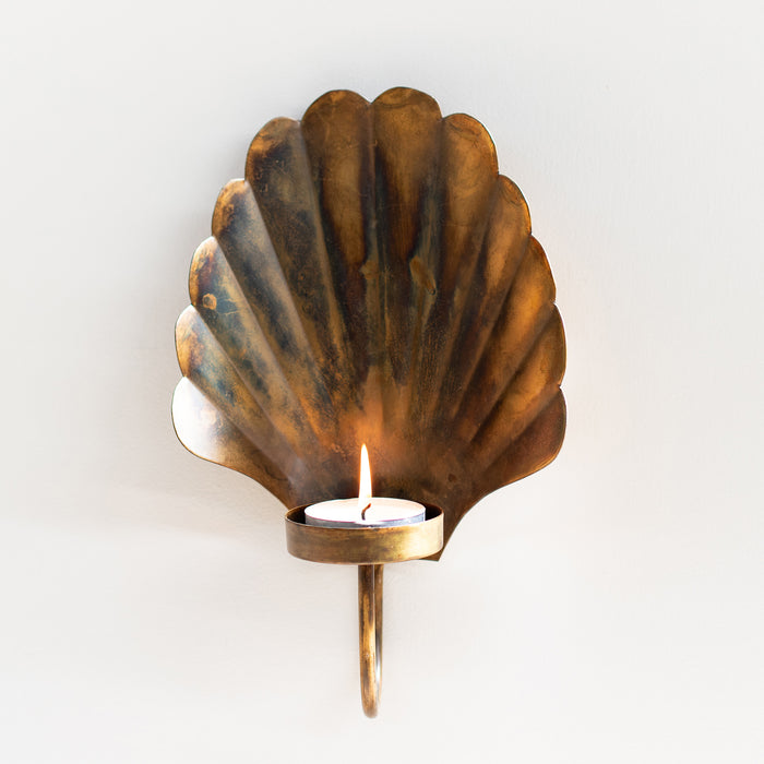 Shell Wall Candleholder