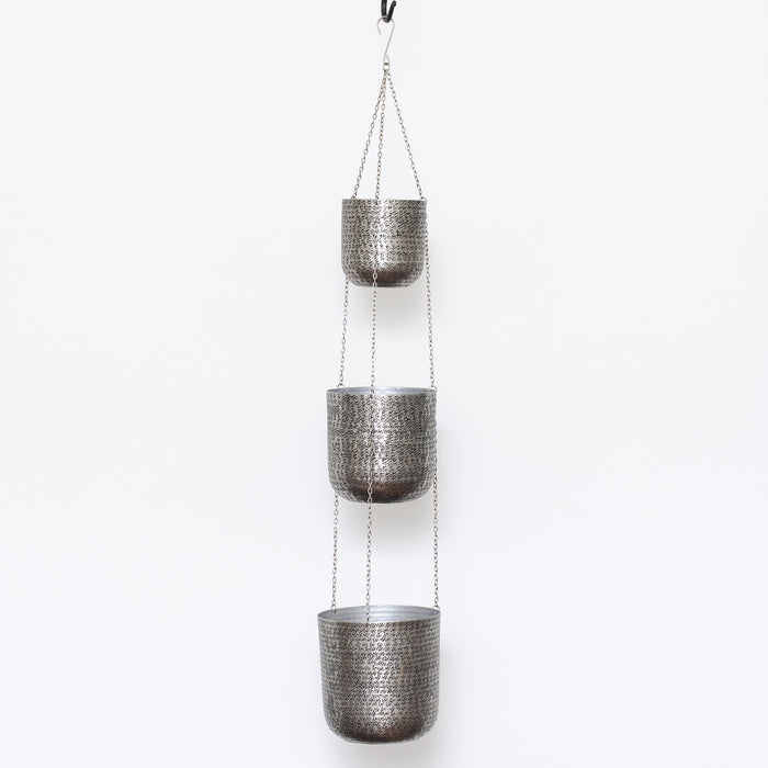 Set of Three Hanging Cachepots