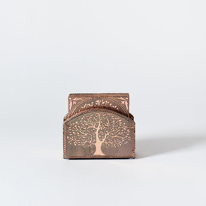 Set 6 Coasters & Stand - Copper