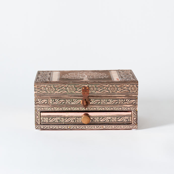 Tree of Life Jewellery Box - Copper