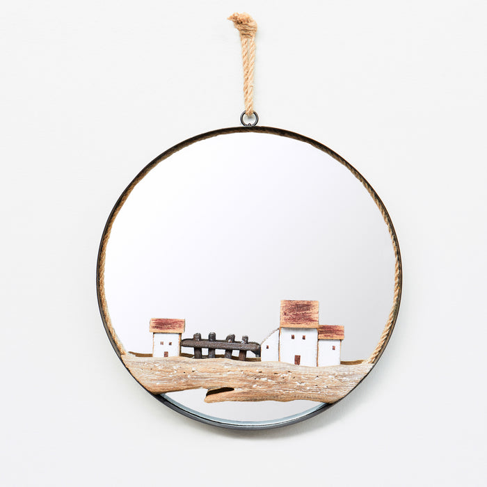 Small Cottages Wall Mirror