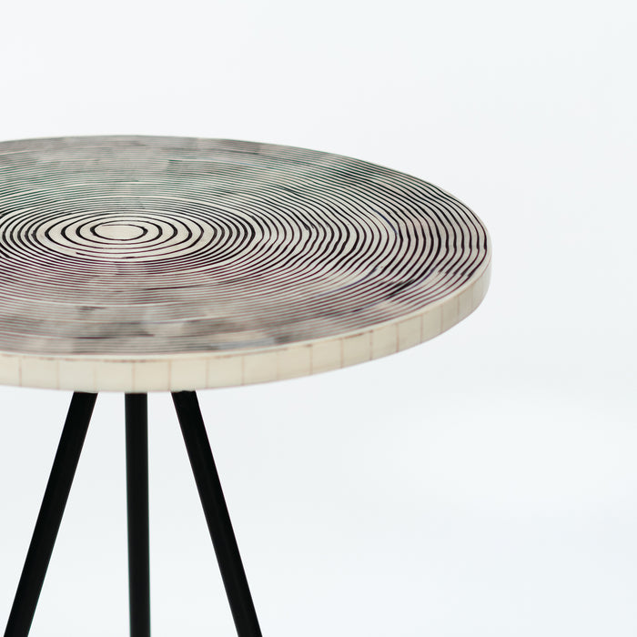 Round Side Table - Circles