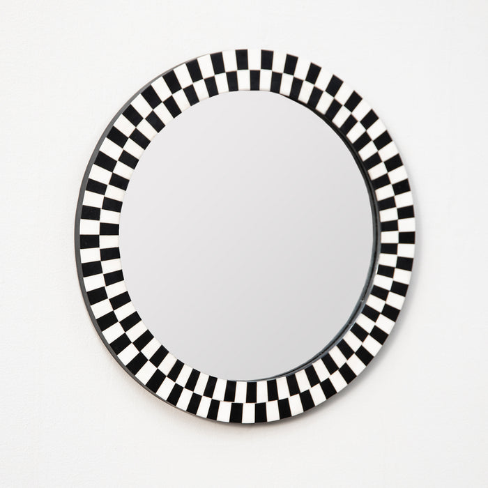 Round Mirror - Squares