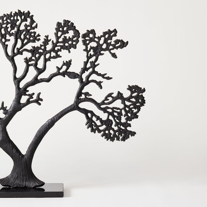 Large Tree on Base - Matt Black