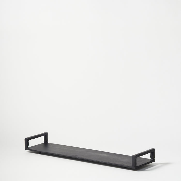 Lg.Rect.Handled Tray - Matt Black