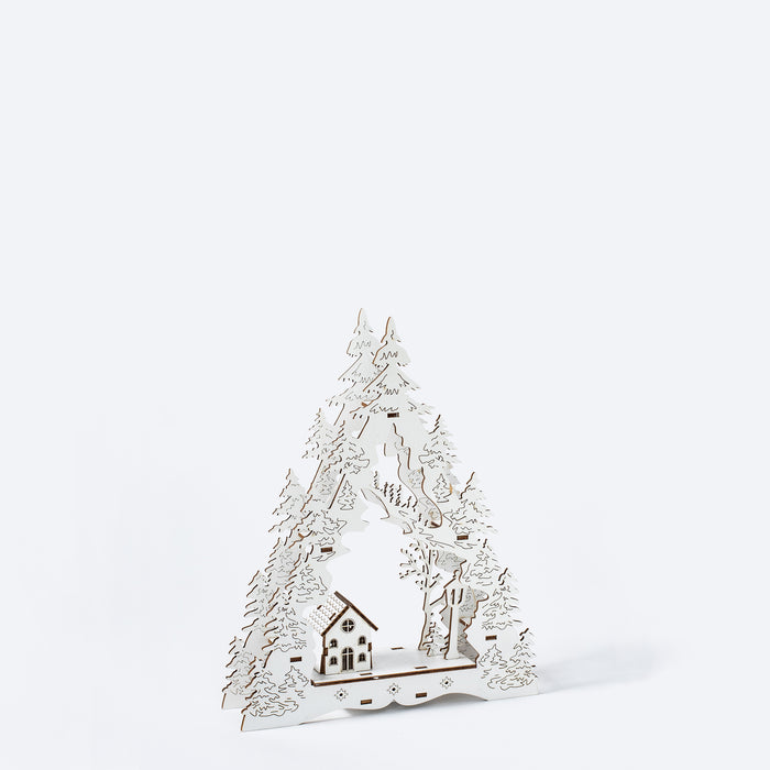 Small Forest with House Scene