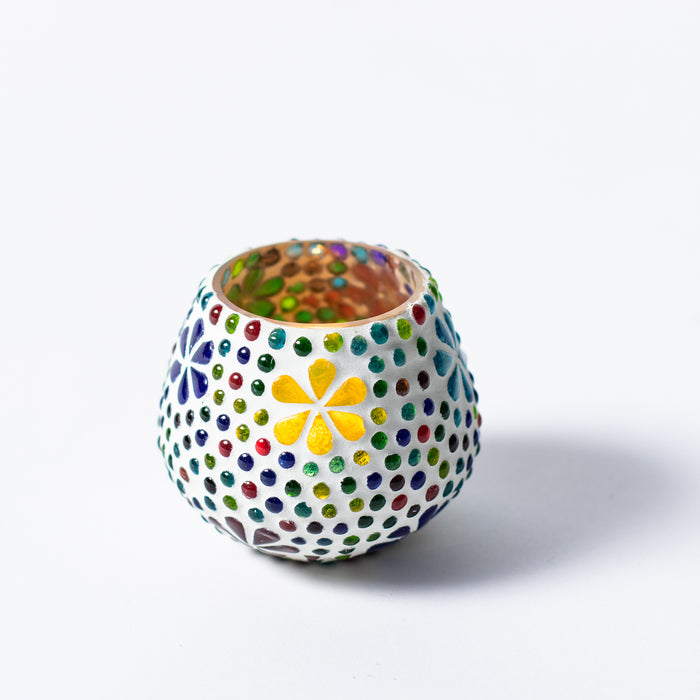 Mosaic Cylinder Tealightholder