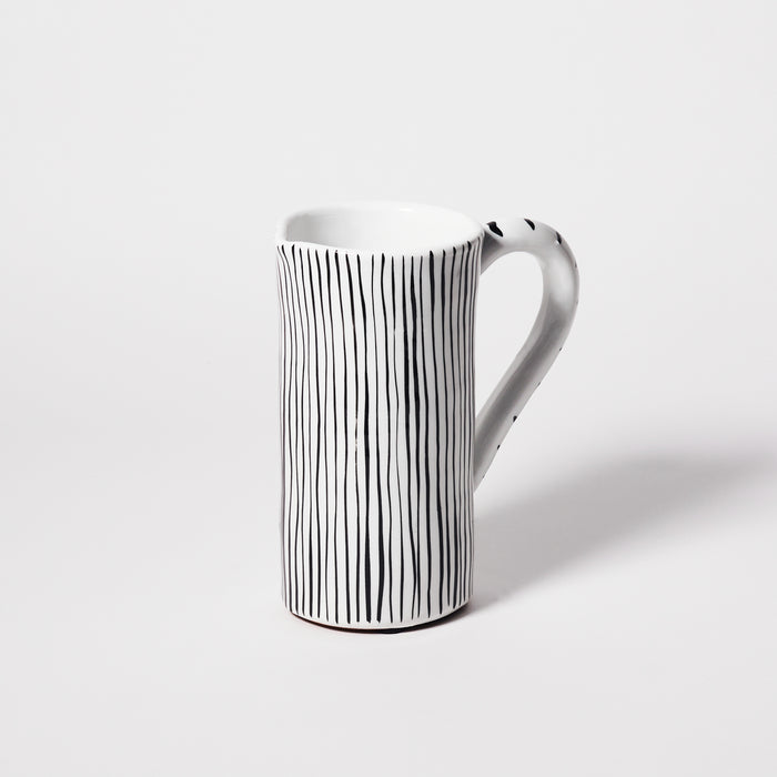 Small Thin Stripe Pitcher