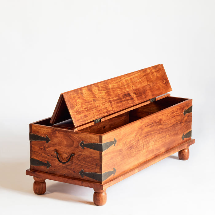 Long Blanket Chest - Light Natural