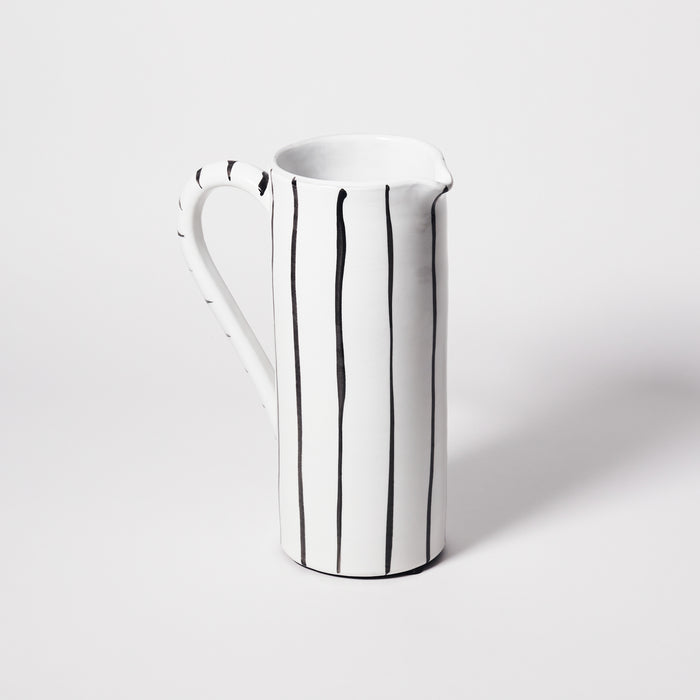 Large Spaced Stripe Pitcher