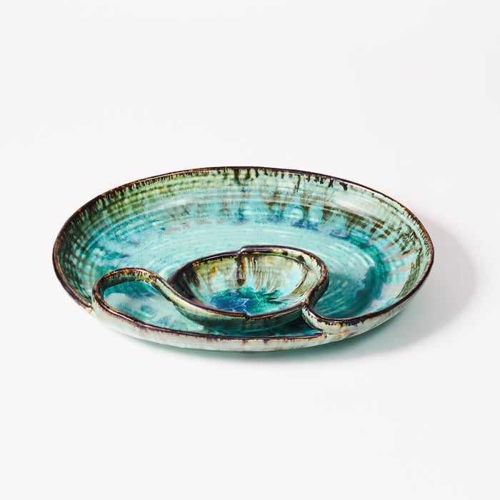 Md.Oval Chip and Dip Dish