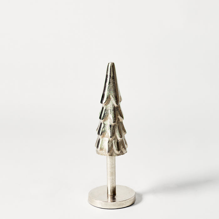 Sm Christmas Tree on Stand - Silver