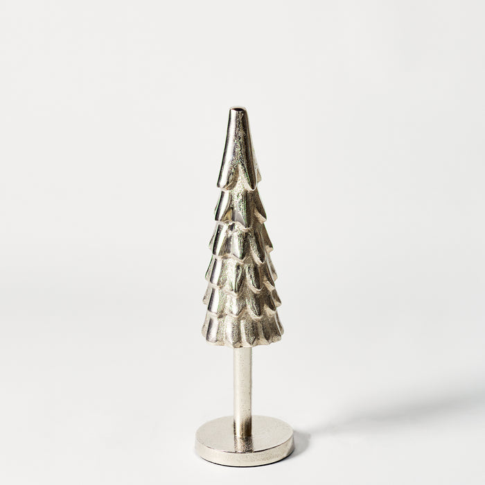 Md Christmas Tree on Stand - Silver