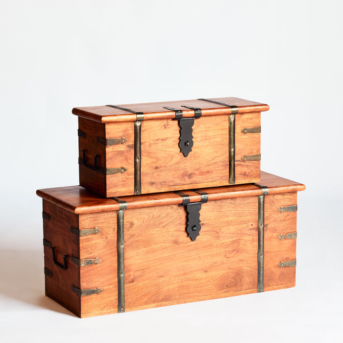 Set/2 Long Chests - Light Natural