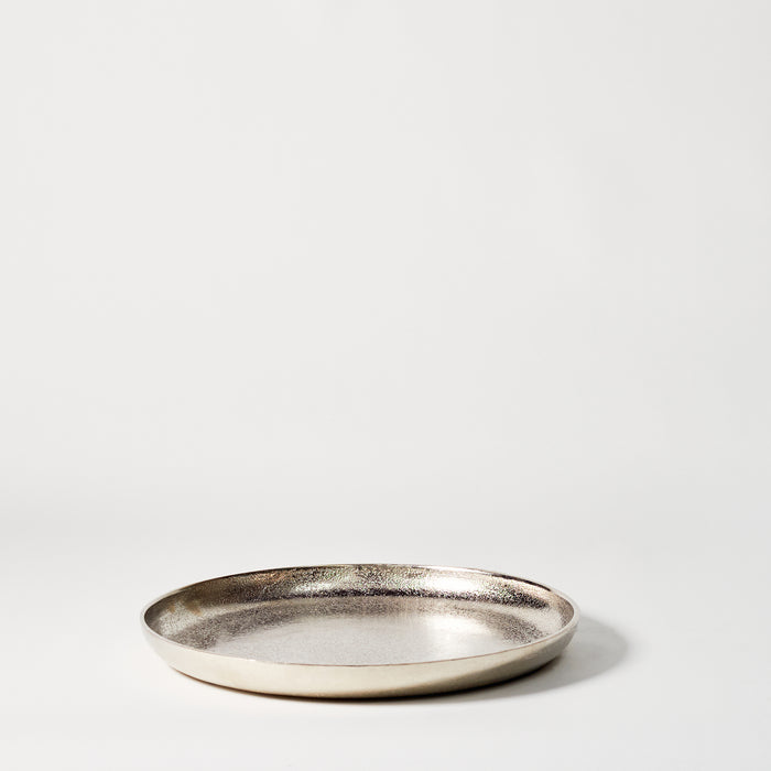 Small Round Tray  - Silver