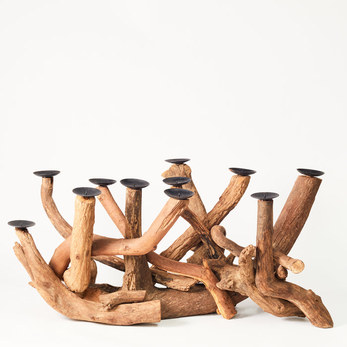 Driftwood Eleven Candleholders