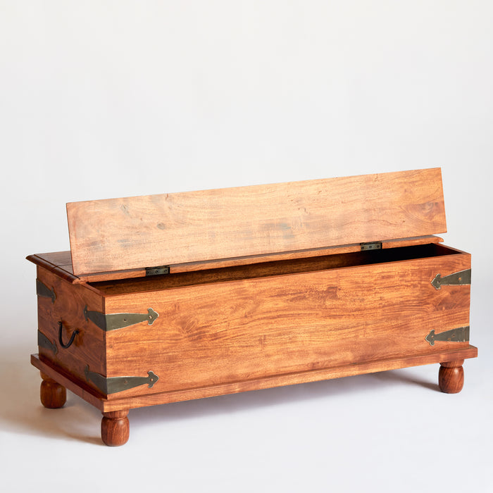 Long Blanket Chest - Light Natural