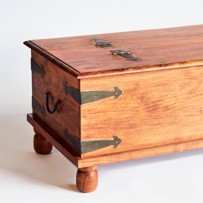 Long Blanket Chest - Light Natural