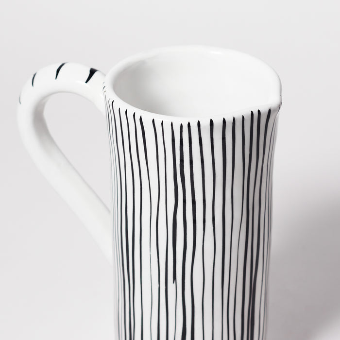 Small Thin Stripe Pitcher