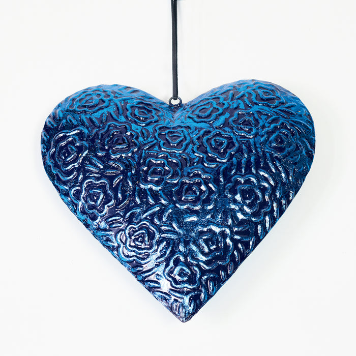 Medium Heart - Cobalt Blue