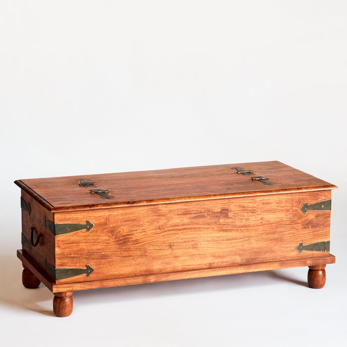 Long Blanket Chest - Light Natural