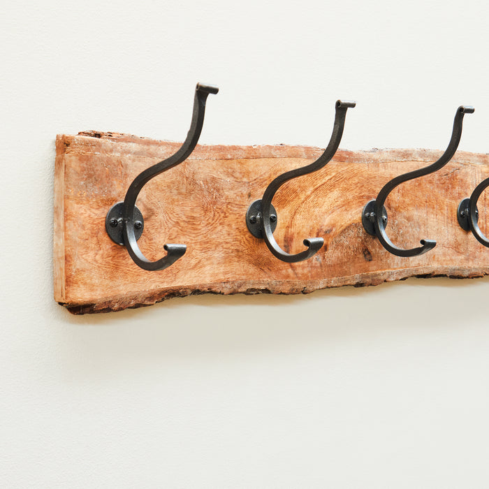 7 Hook Wooden Coat Hanger