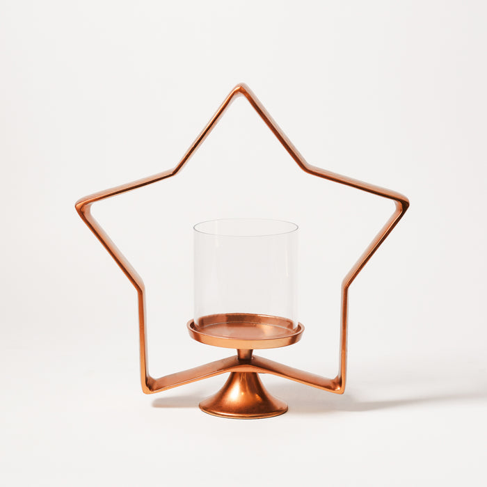 Small Star Lantern - Copper
