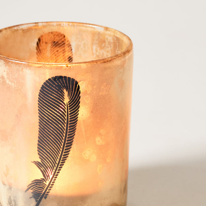 Small Wide End Feather Votive