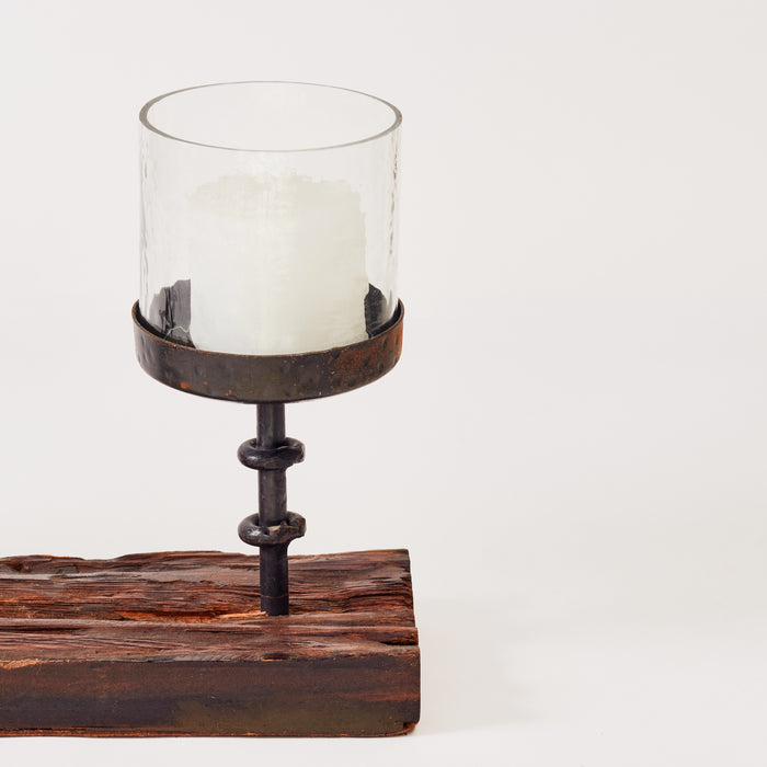 Long 3 Part Table Candleholder