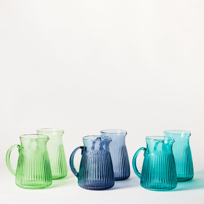 Six Assorted Large Jugs