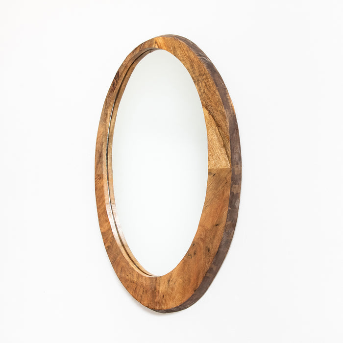 Oval Mirror - Raw Edge