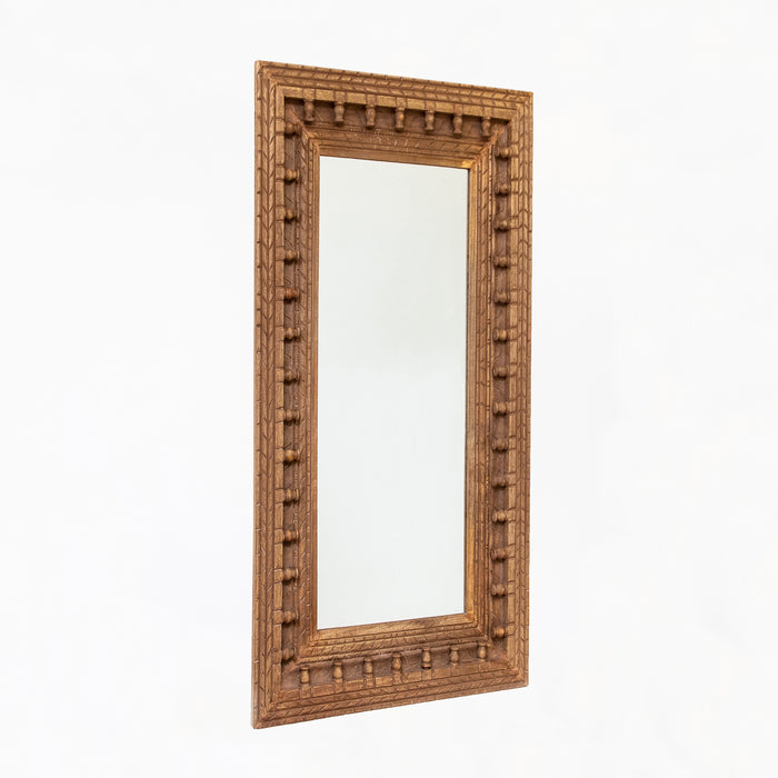 Large Rectangular Carved Mirror