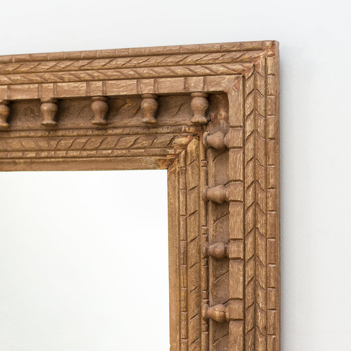 Giant Rectangular Carved Mirror