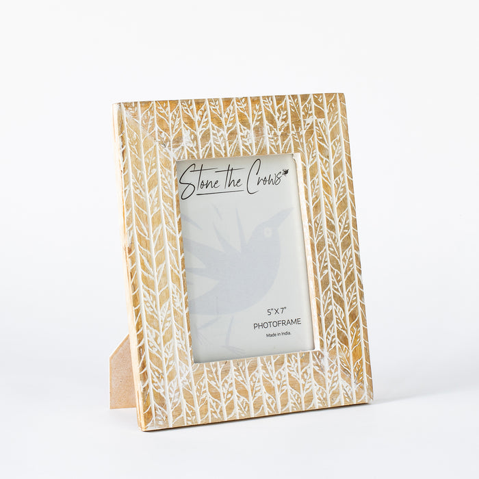 5" X 7" Photoframe - Leaves