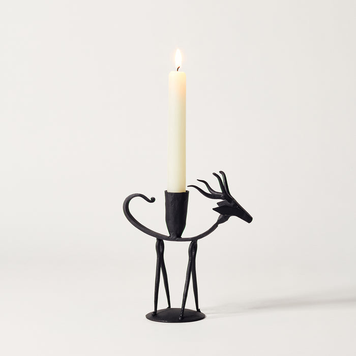 Small Reindeer Candleholder