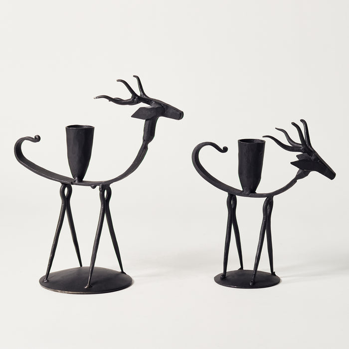 Small Reindeer Candleholder