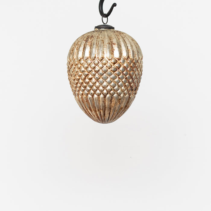 Large Shaped Bauble-Shiny Copper