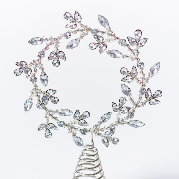 Garland Tree Topper - Silver