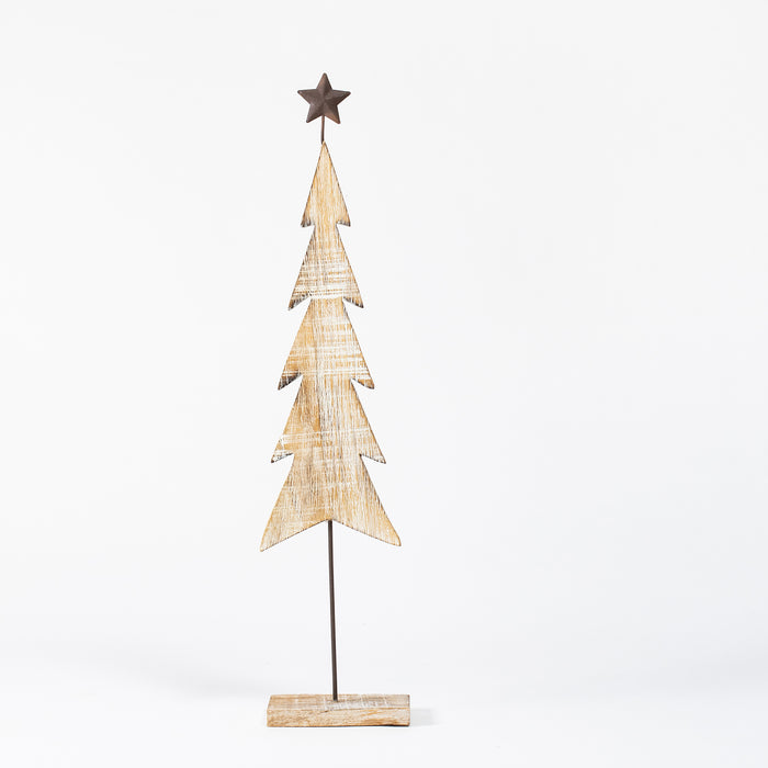 Large Slim Wooden Tree