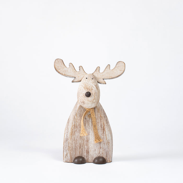 Md.Wide Wooden Reindeer/Feet