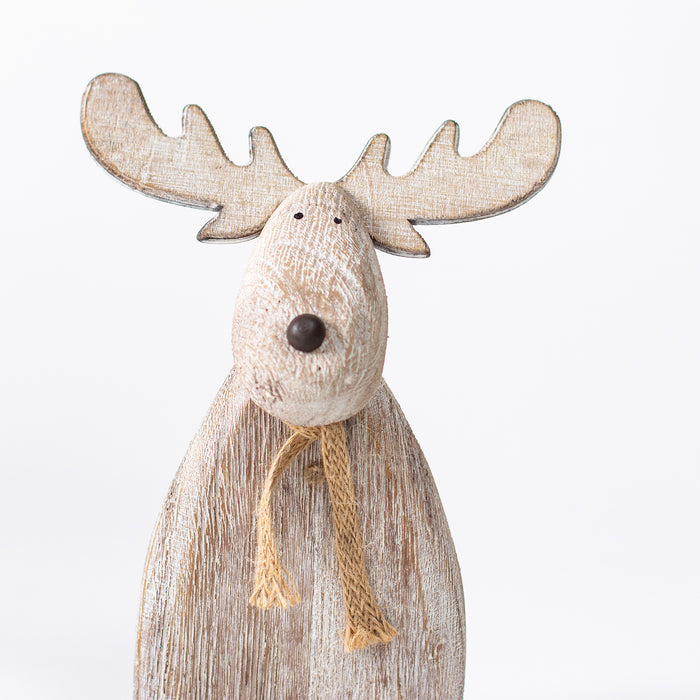 Md.Wide Wooden Reindeer/Feet