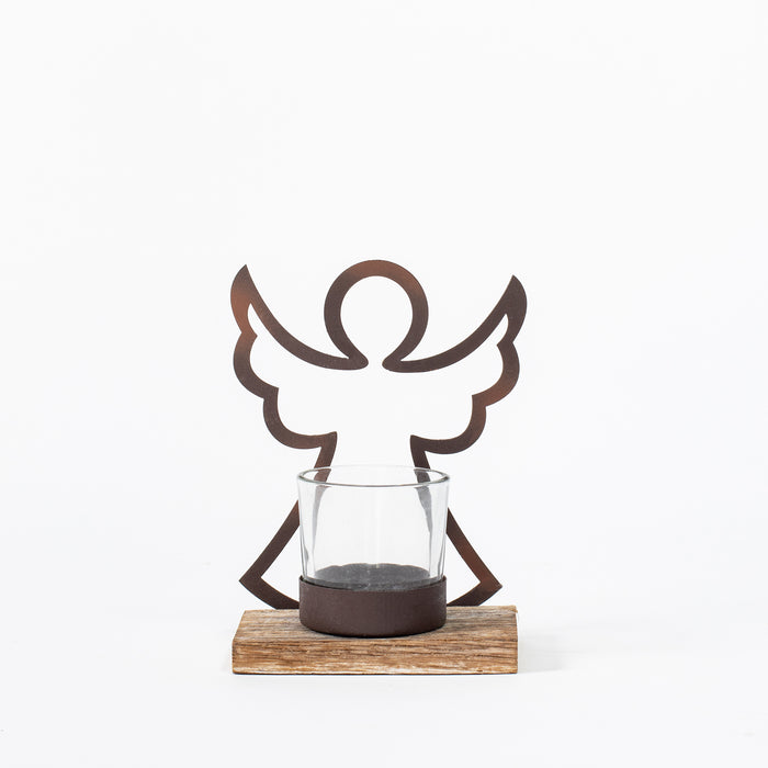 Metal Outline Angel/Tealightholder