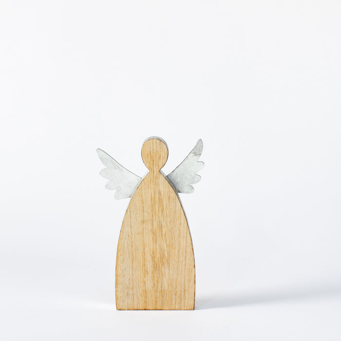 Medium Standing Wooden Angel