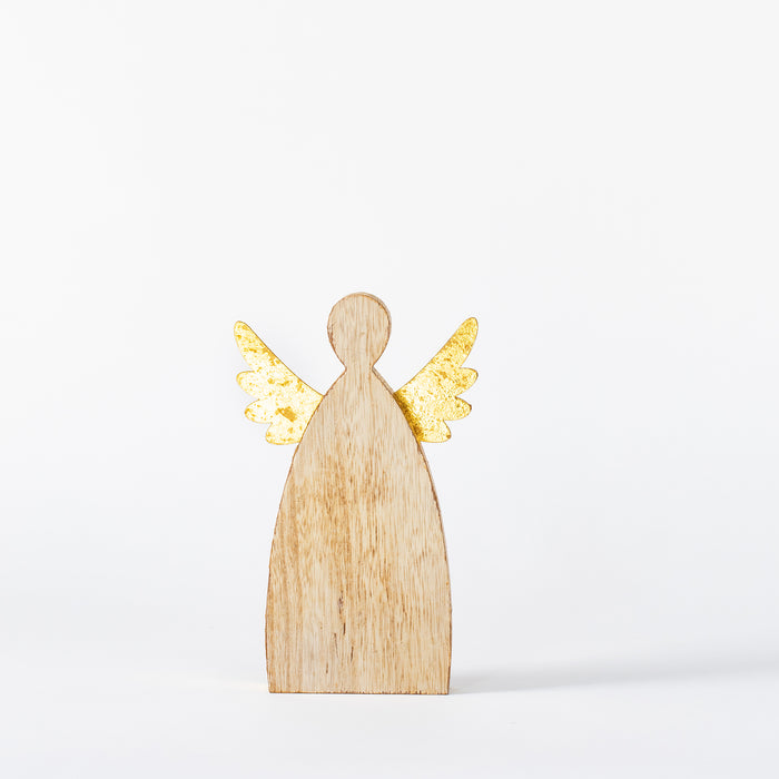 Medium Standing Wooden Angel