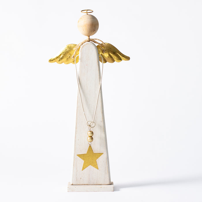 Medium Long Angel on Plinth