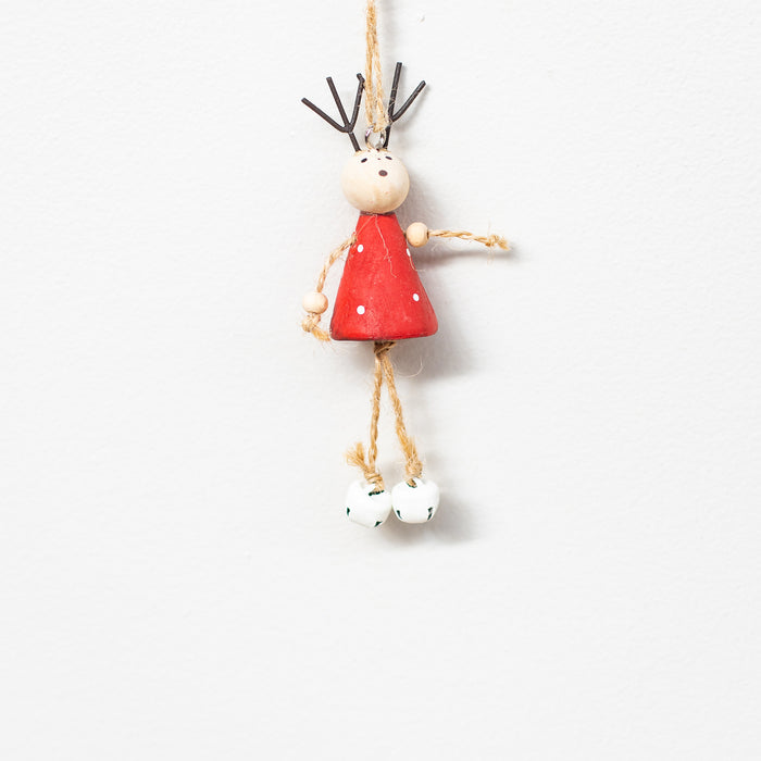 Wooden Reindeer Hanger