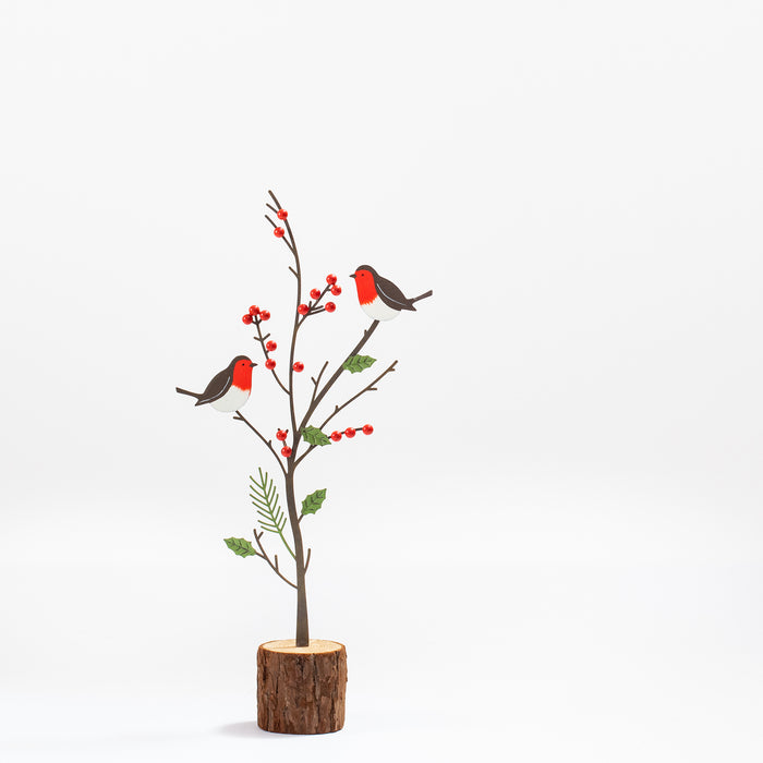 Medium Metal Tree/Robins