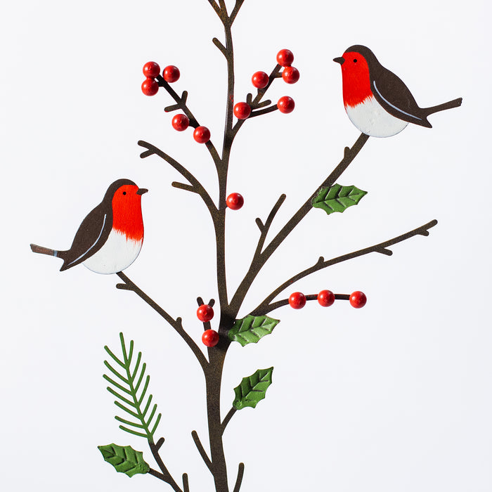 Medium Metal Tree/Robins