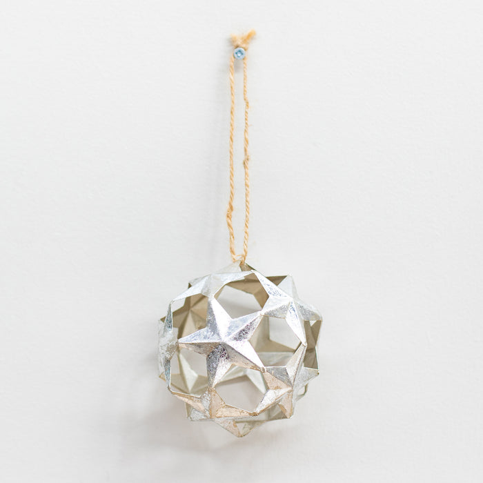 Silver Metal Star Ball Hanger